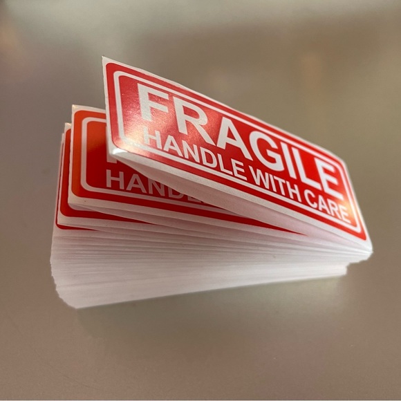 100 Fragile stickers - Picture 4 of 4